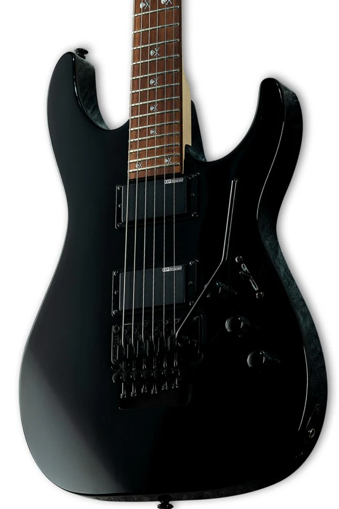 LTD Kirk Hammett Signature KH-202 Electric Guitar - Black - Image 6