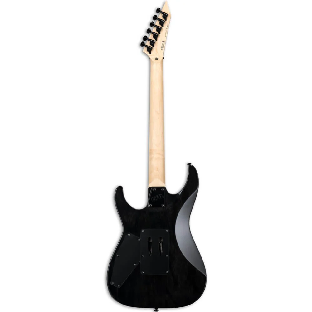 LTD M-200FM Electric Guitar - See Thru Black - Image 2