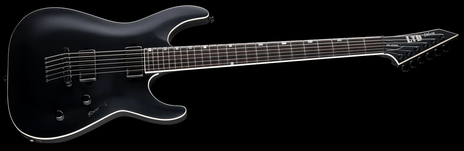 LTD MH-1000 Baritone - Black Satin - Image 4