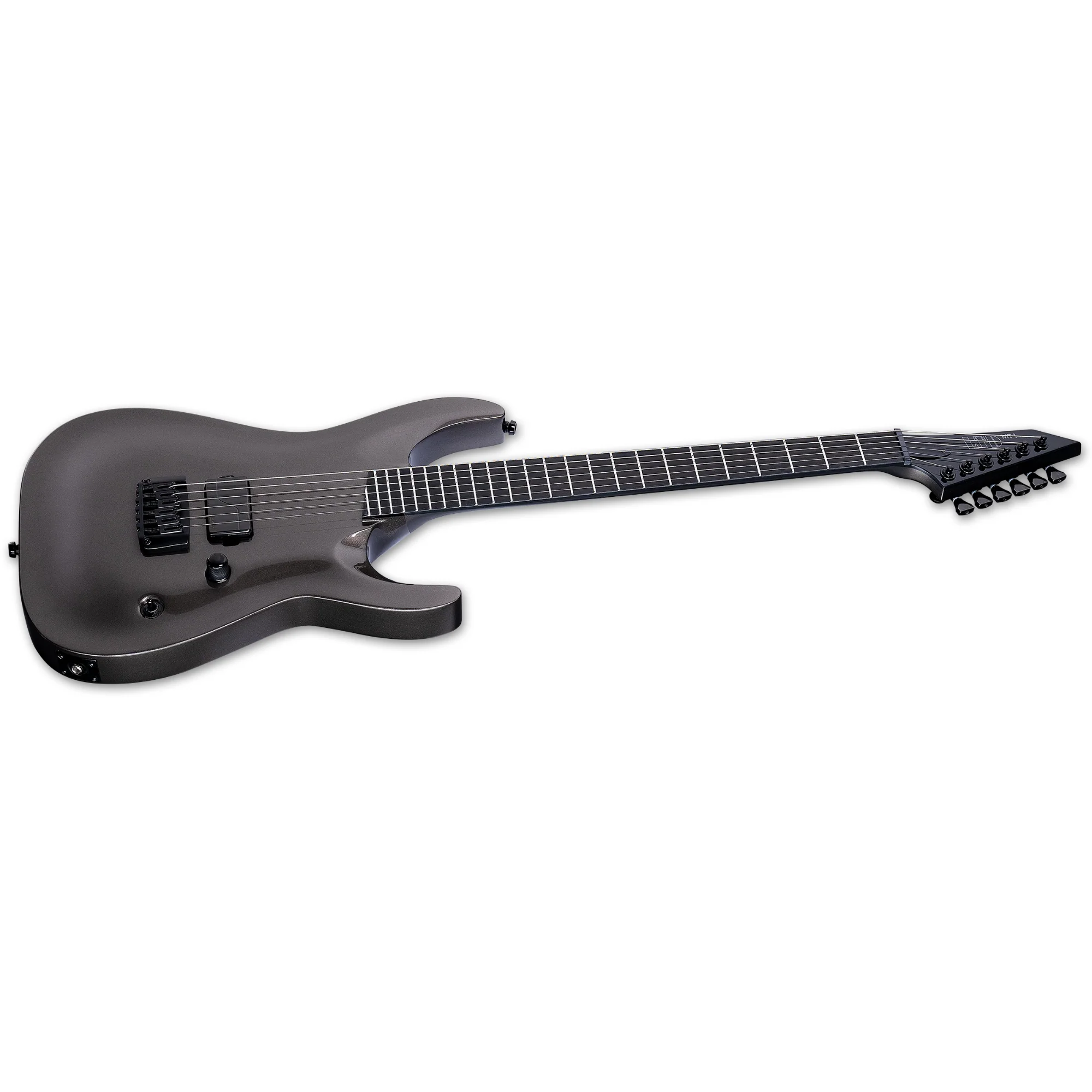 LTD Mick Thomson Signature MT-I Electric Guitar in Obsidian Metallic - Image 4