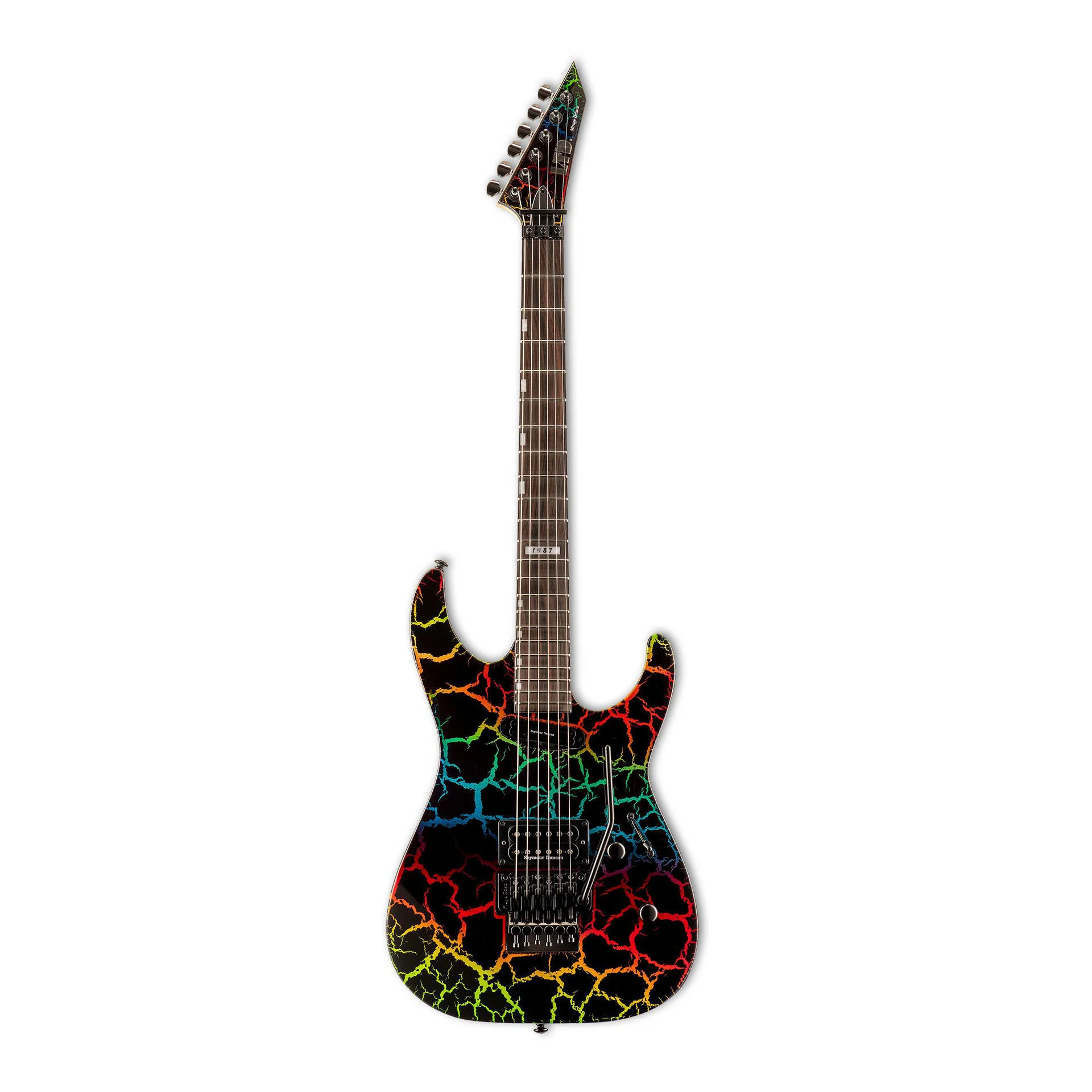 LTD Mirage 87 Series Limited Edition Electric Guitar - Rainbow Crackle