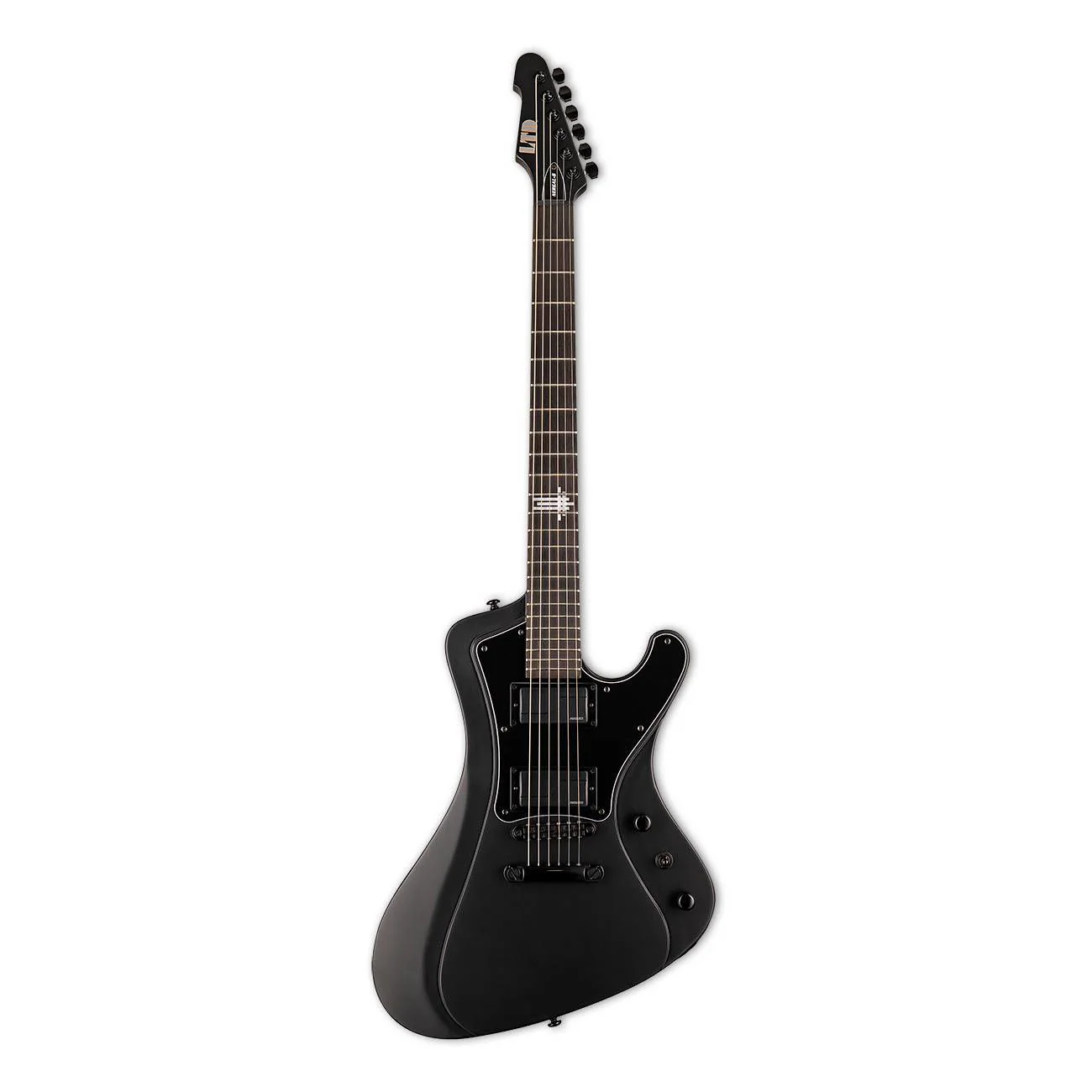 LTD Nergal Signature 6 Electric Guitar in Black Satin - Image 2