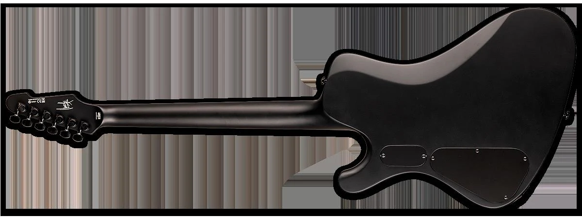 LTD Nergal Signature 6 Electric Guitar in Black Satin - Image 3