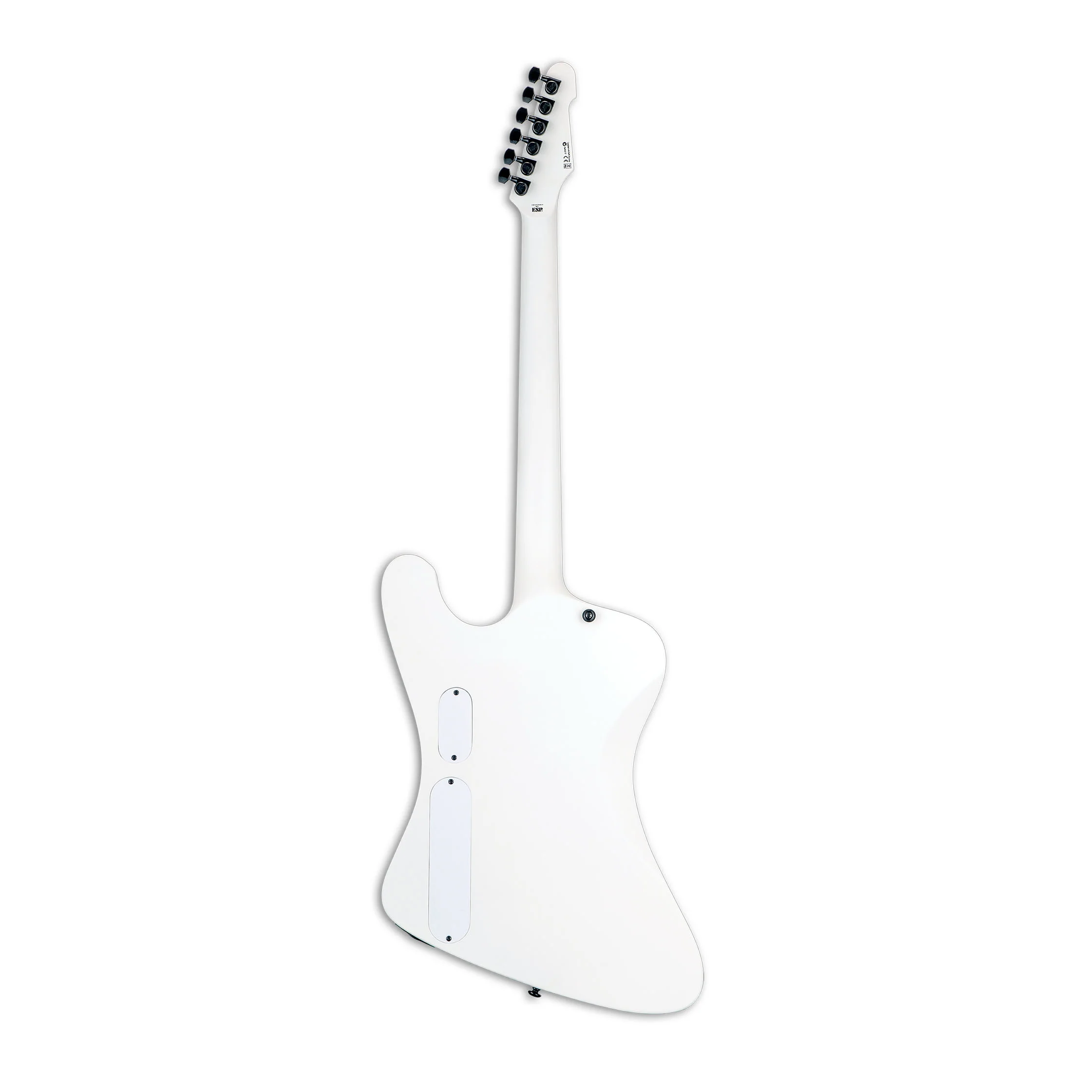 LTD Phoenix Arctic Metal Electric Guitar Snow White Satin - Image 2