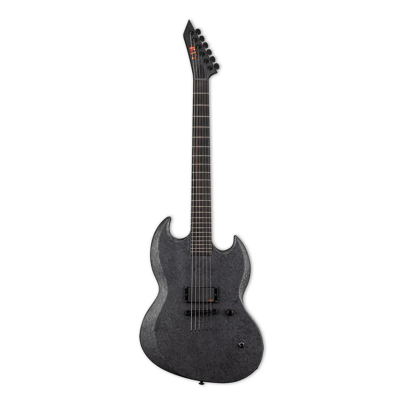 LTD RM-600 Reba Meyer Signature Electric Guitar in Black Marble Satin - Image 2