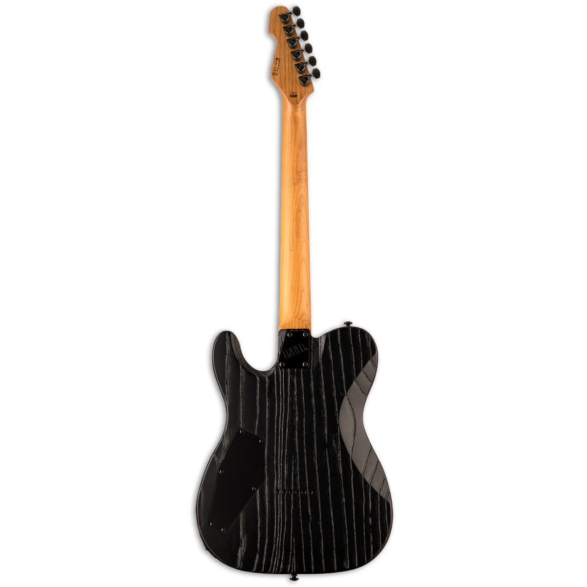 LTD TE-1000 Electric Guitar in Black Blast Finish - Image 5