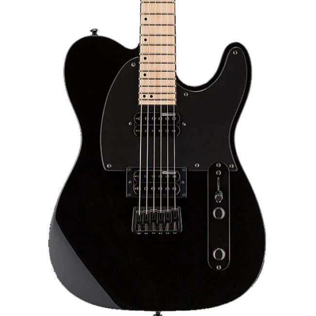 LTD TE-200 Electric Guitar with Maple Fretboard - Black - Image 3
