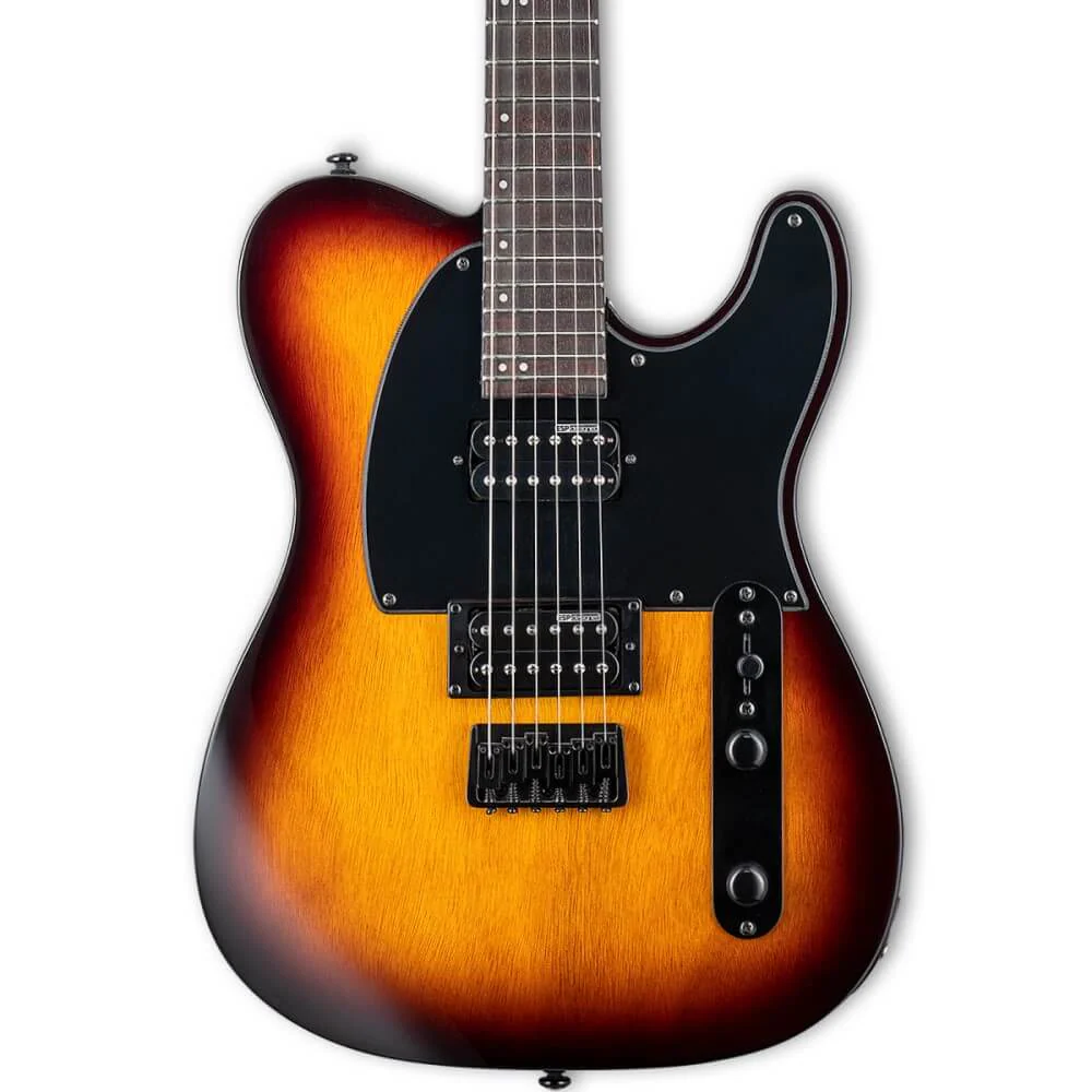 LTD TE-200 Electric Guitar with Rosewood Fretboard - Tobacco Sunburst - Image 4