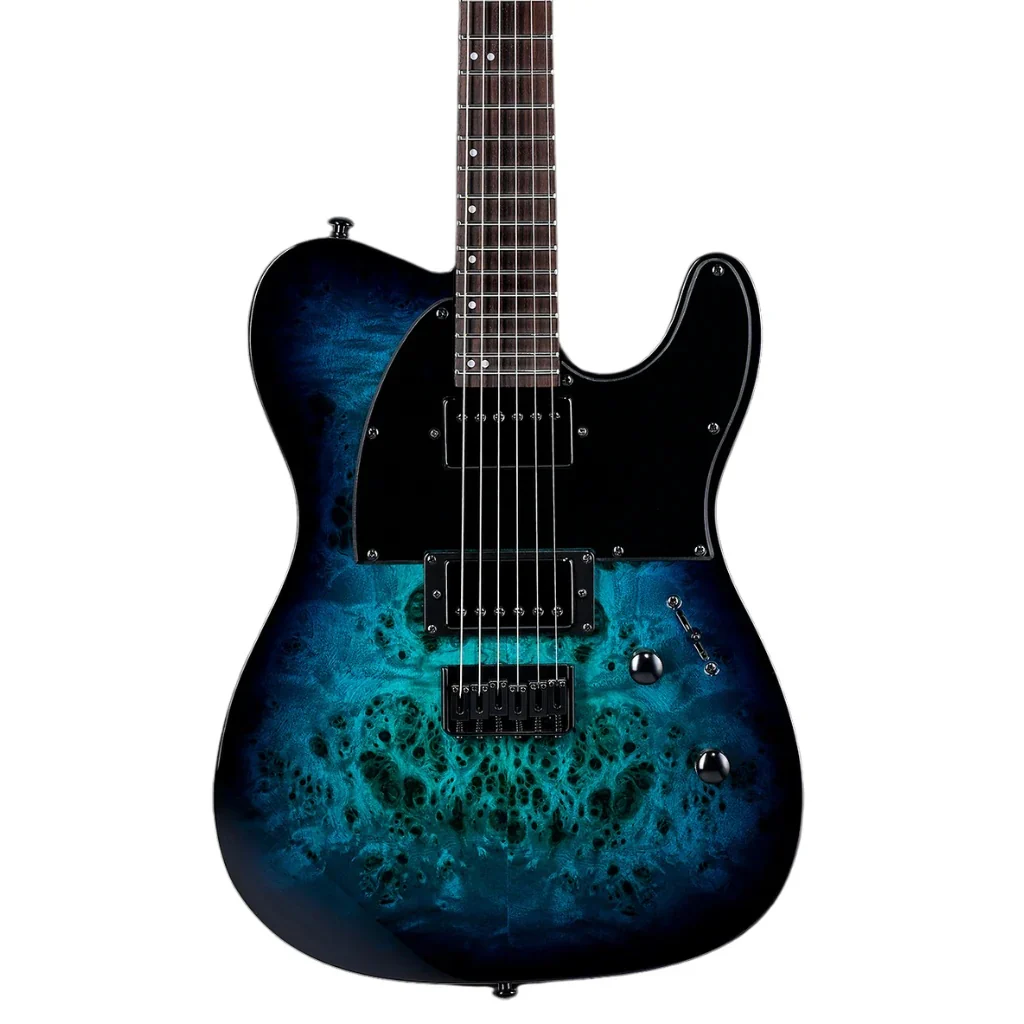 LTD TE-200DXBLB Electric Guitar Blue Burst - Image 3