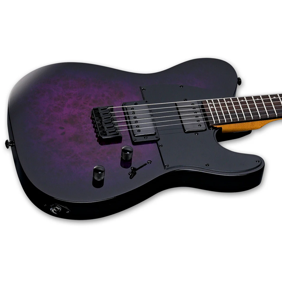LTD TE-200DXPRB Electric Guitar Purple Burst - Image 3