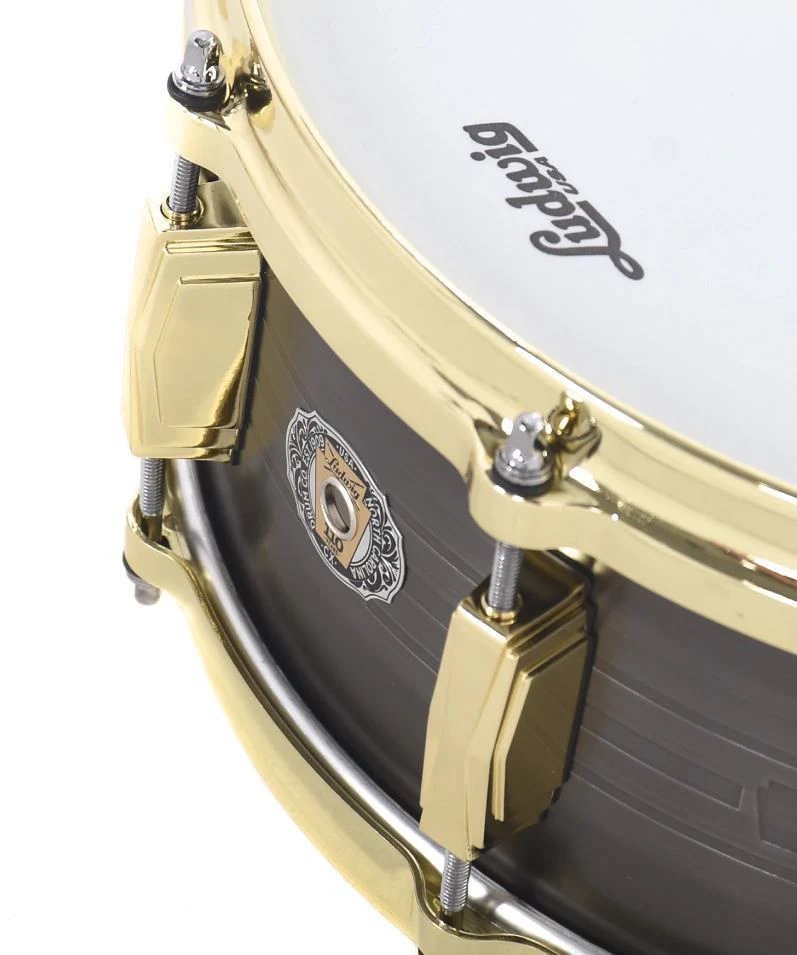 Ludwig 110th Anniversary Heirloom Black Brass Snare Drum - 5.5x14 - Image 3