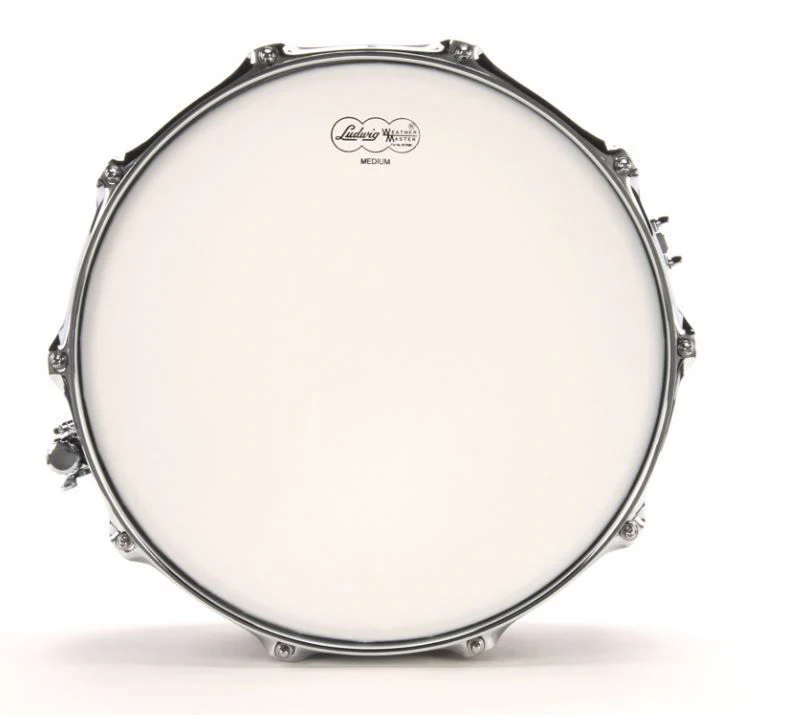 Ludwig Black Beauty Brass Snare Drum 5x14 Hammered Shell with Tube Lugs - Image 3