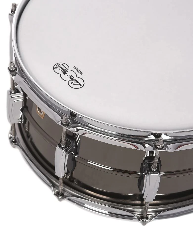 Ludwig Black Beauty Brass Snare Drum 6.5x14 Smooth Shell with Imperial Lugs - Image 3