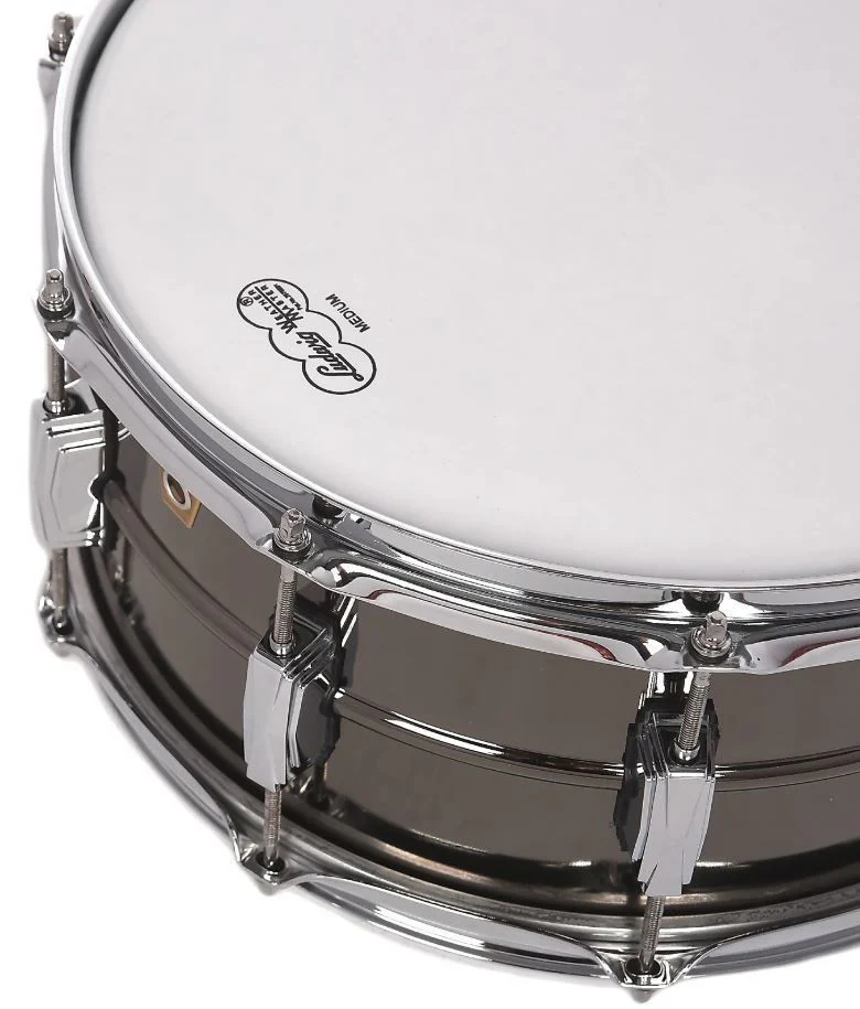 Ludwig Black Beauty Brass Snare Drum 6.5x14 Smooth Shell with Imperial Lugs - Image 6