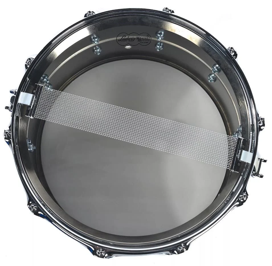 Ludwig Black Beauty Brass Snare Drum 8x14 Smooth Shell with Imperial Lugs - Image 2