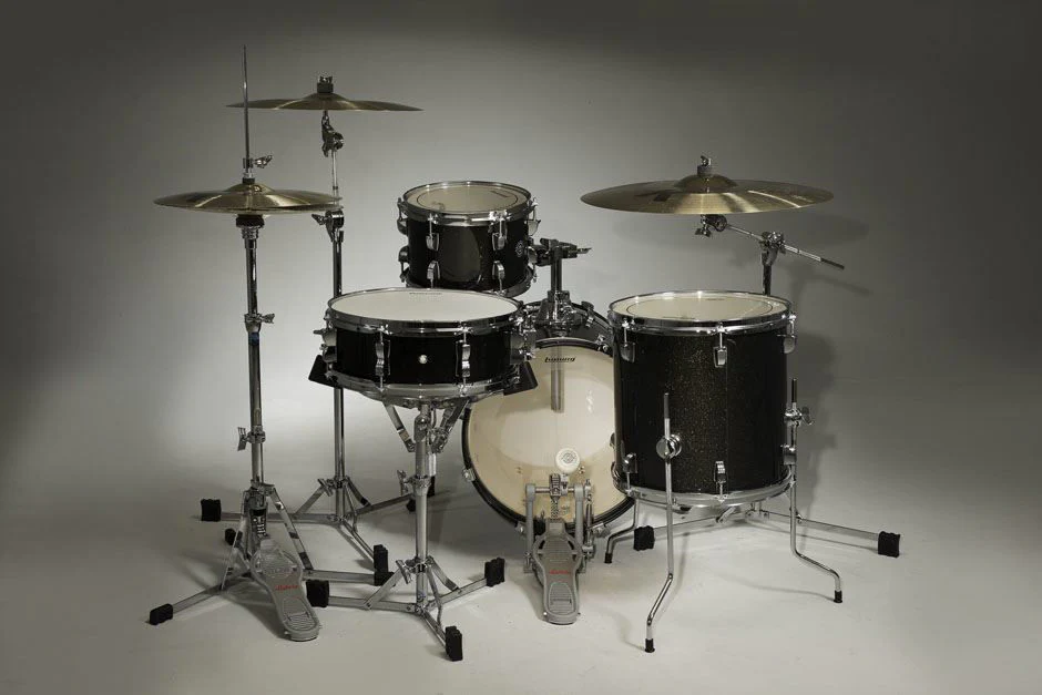 Ludwig Breakbeats 3-piece 16 inch Shell Pack Drum Kit in Black Gold Sparkle