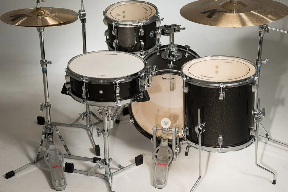 Ludwig Breakbeats 3-piece 16 inch Shell Pack Drum Kit in Black Gold Sparkle - Image 2