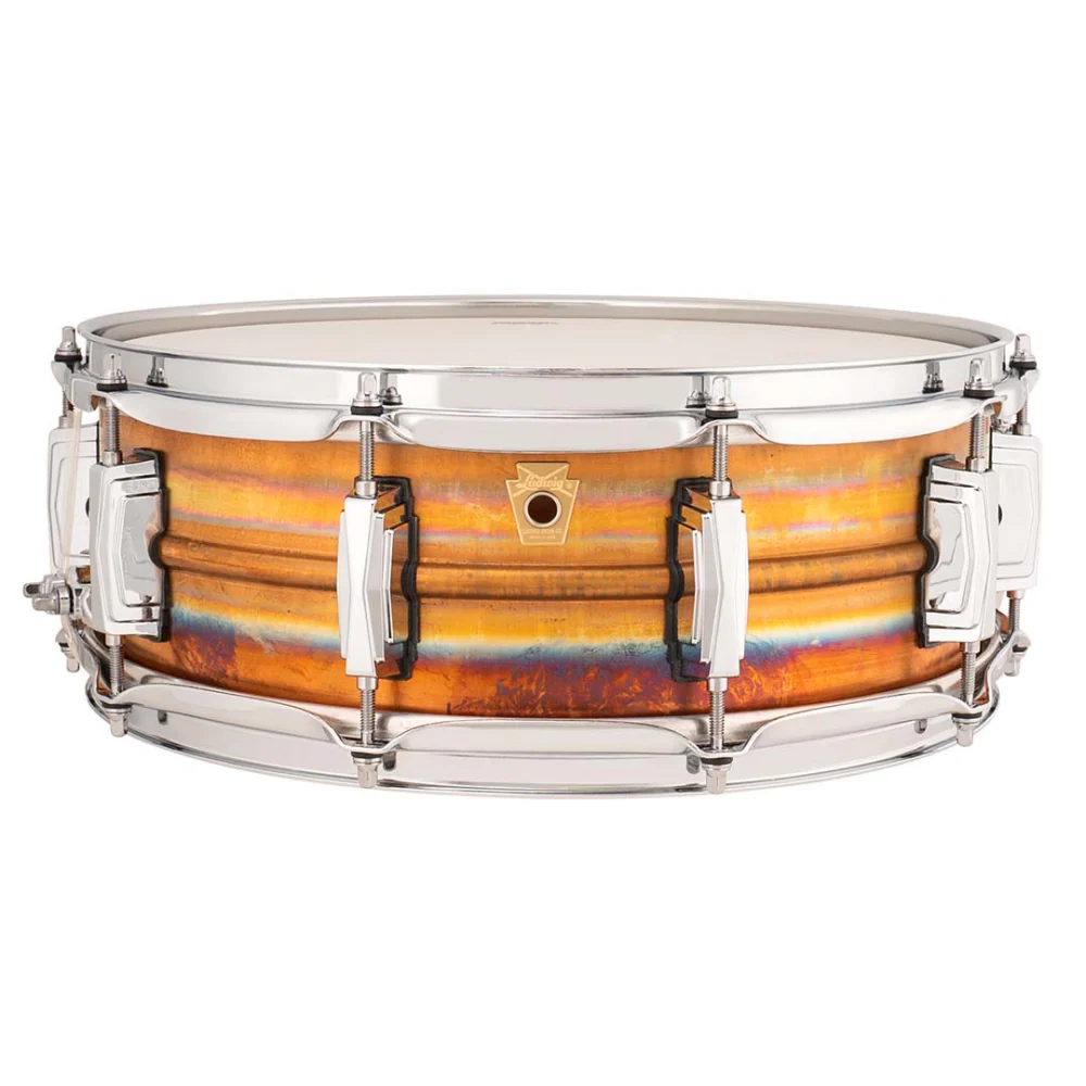 Ludwig Bronze Phonic Snare Drum 5x14 in Raw Bronze with Imperial Lugs - Image 2