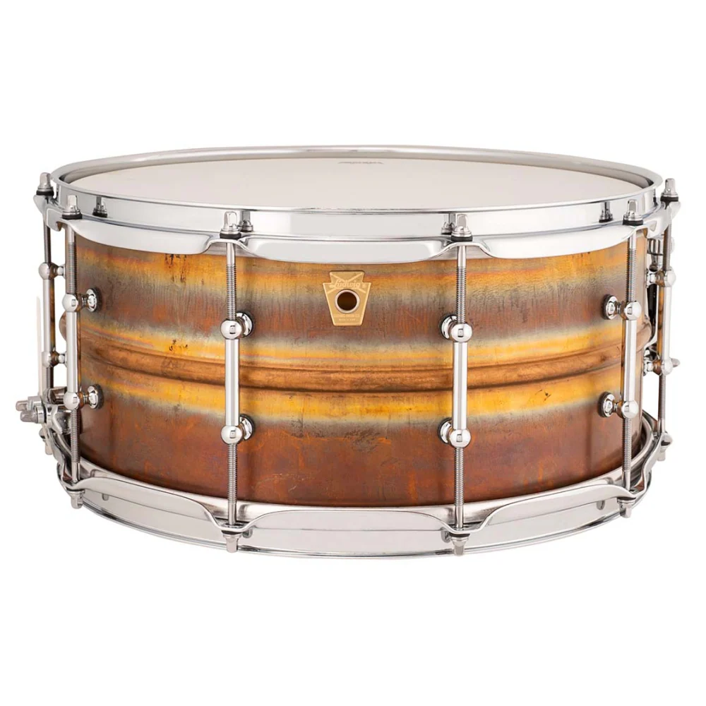Ludwig Bronze Phonic Snare Drum 6.5x14 Raw Bronze With Tube Lugs