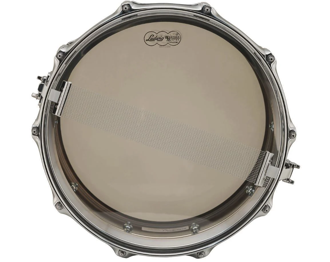 Ludwig Chrome Plated Brass Snare Drum 6.5x14 Smooth Shell with Imperial Lugs - Image 3