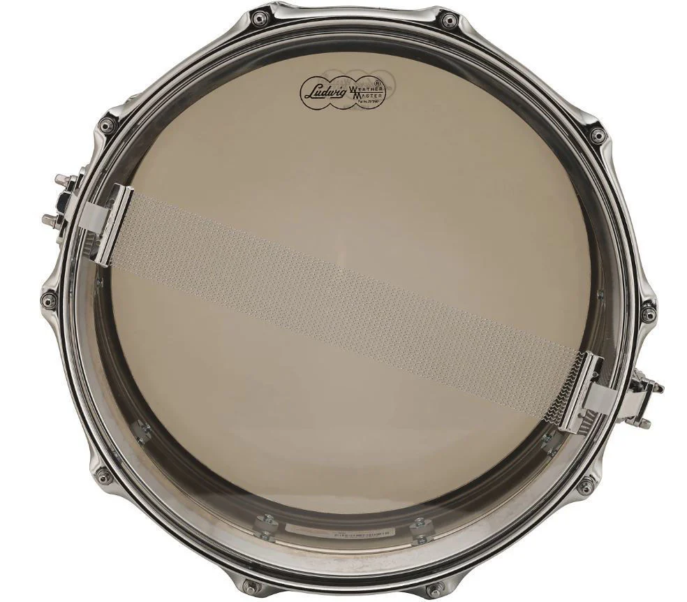 Ludwig Chrome Plated Brass Snare Drum 6.5x14 Smooth Shell with Tube Lugs - Image 4