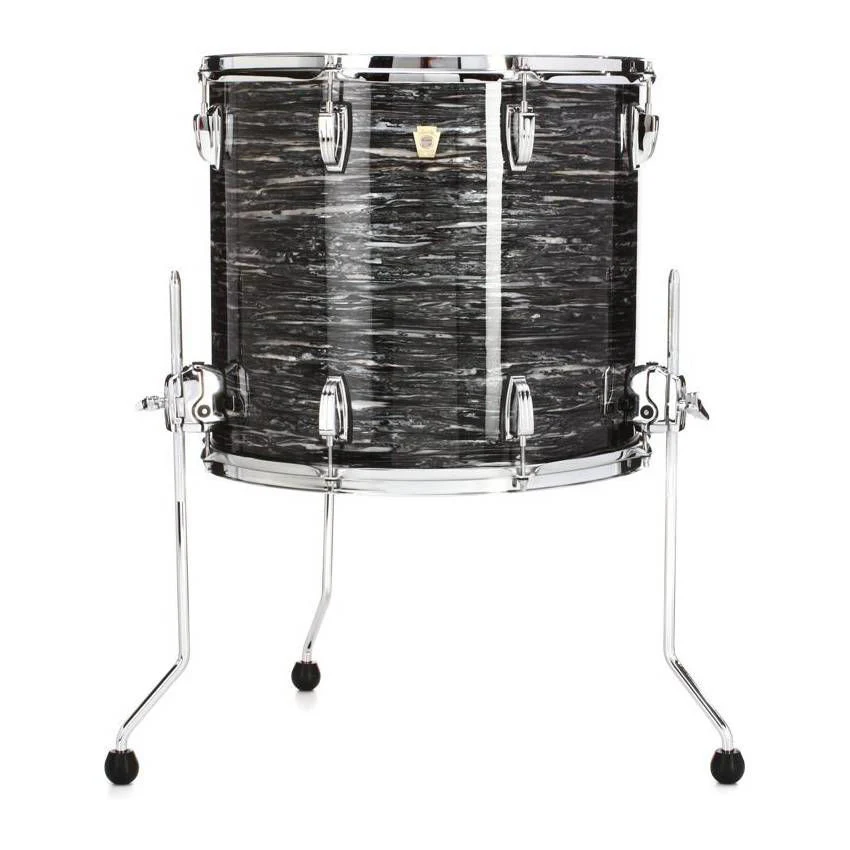 Ludwig Classic Maple 18 x 16in Floor Tom in Vintage Black Oyster - Image 2