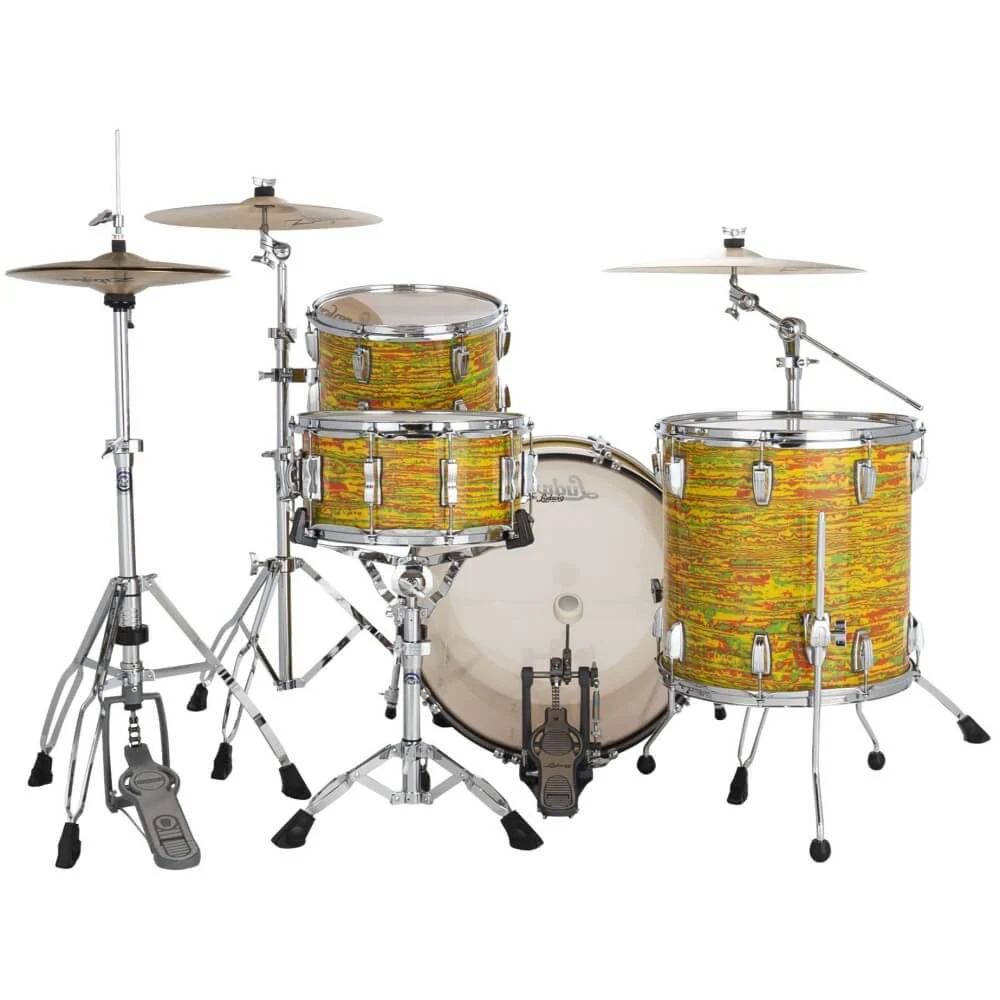 Ludwig Classic Maple Fab 22/16/13 3pc Drum Shell Pack - Citrus Mod - Image 6