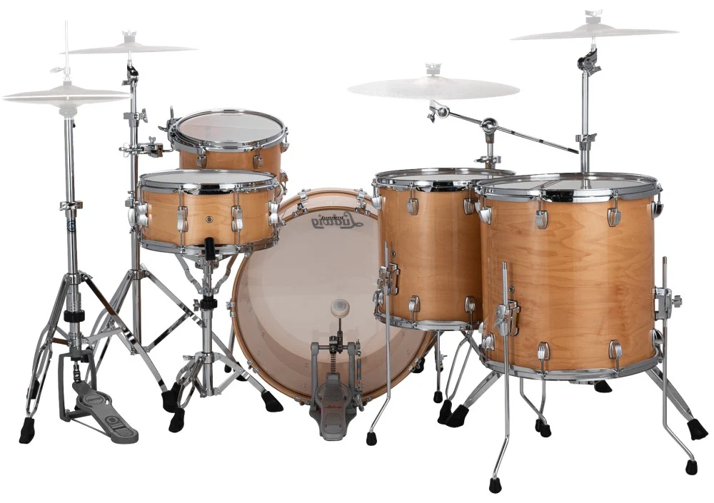 Ludwig Continental Classic 22/12/14/16+14S 5pc Drum Shell Pack - Natural Maple - Image 4