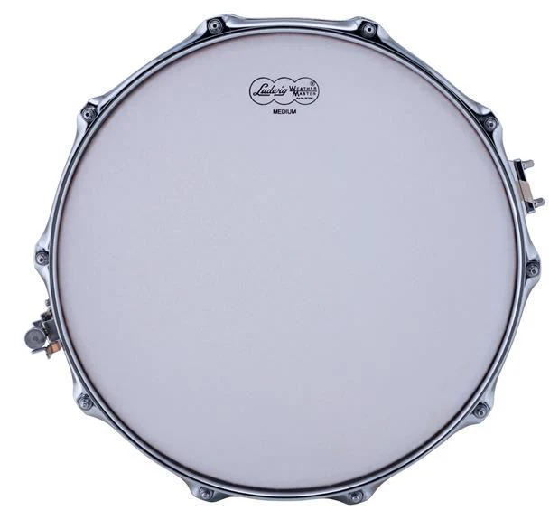 Ludwig Copper Phonic Snare Drum 5x14 Smooth Polished Shell with Tube Lugs - Image 4