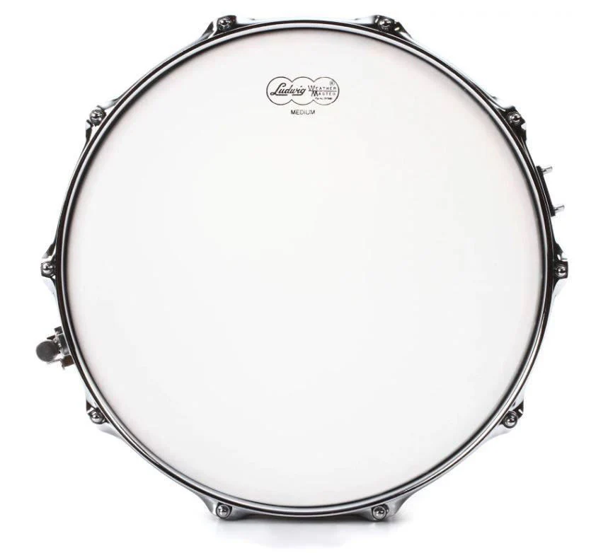 Ludwig Copper Phonic Snare Drum 6.5x14 Raw Shell with Imperial Lugs - Image 4