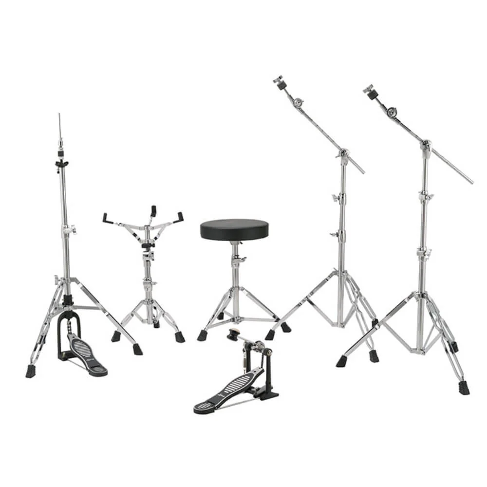 Ludwig Evolution 22/10/12/16+14S 5pce Drum Kit with Hardware - Platinum Sparkle - Image 4