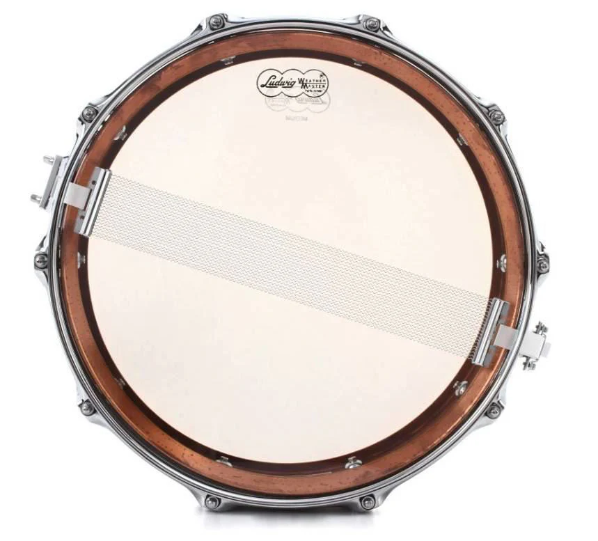Ludwig L1LC661 Copper Phonic 5x14 Inch Imperial Lugs Snare Drum - Raw Shell - Image 3