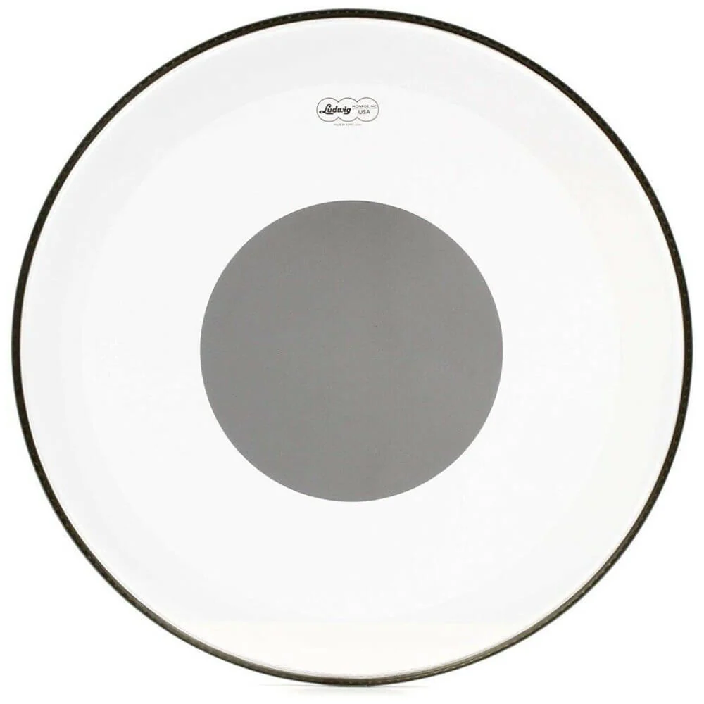 Ludwig Powerstroke 3 Silver Dot Kick Drum Head by Remo - Clear - Image 2
