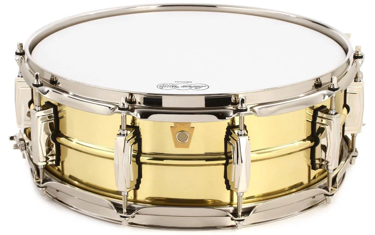 Ludwig 'Super Ludwig' Super Brass Snare Drum - 5 x 14 inch - Image 4