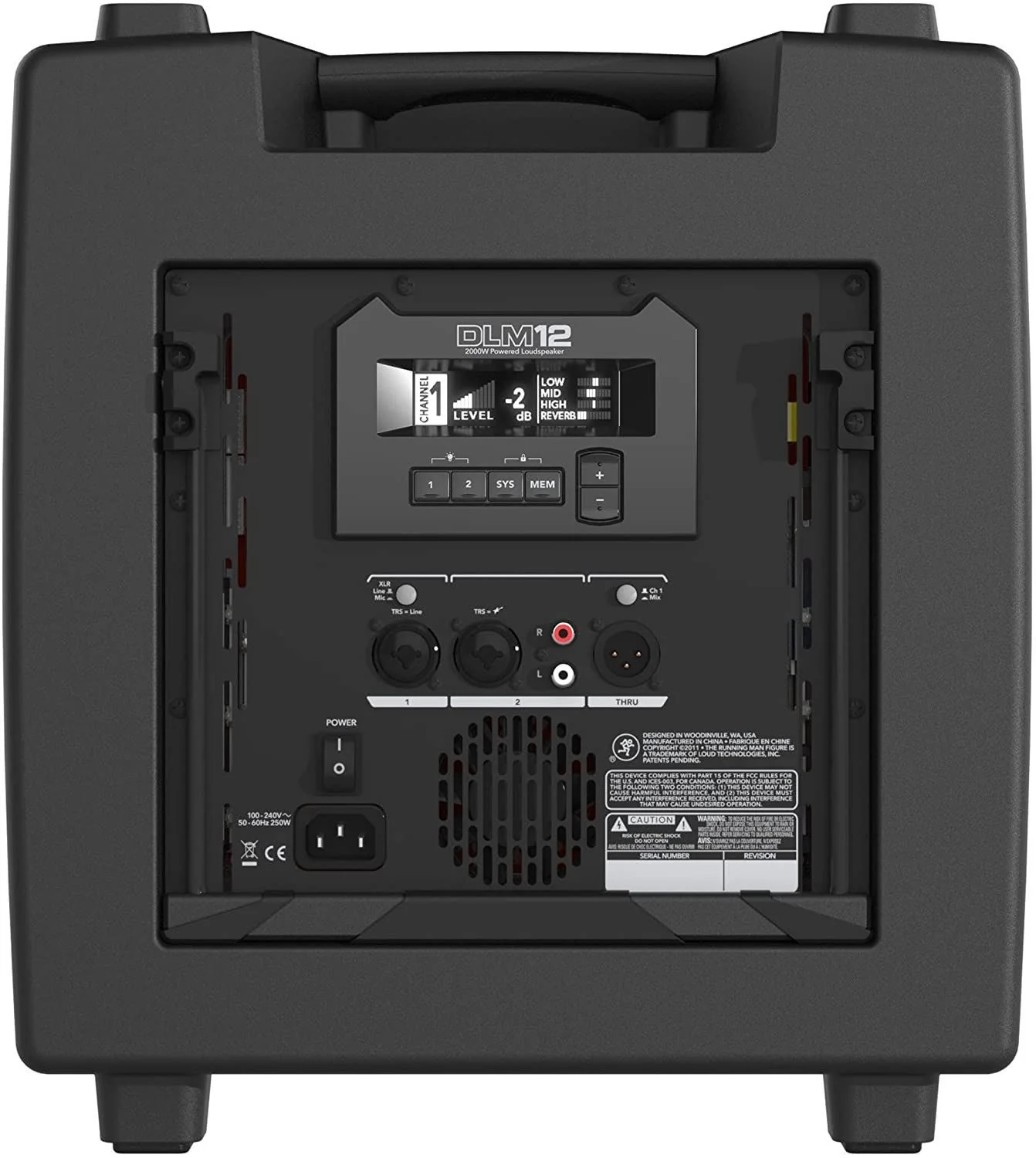 Mackie DLM12 2000 Watt 12 Powered PA Speaker¬†- 2000W - Image 2