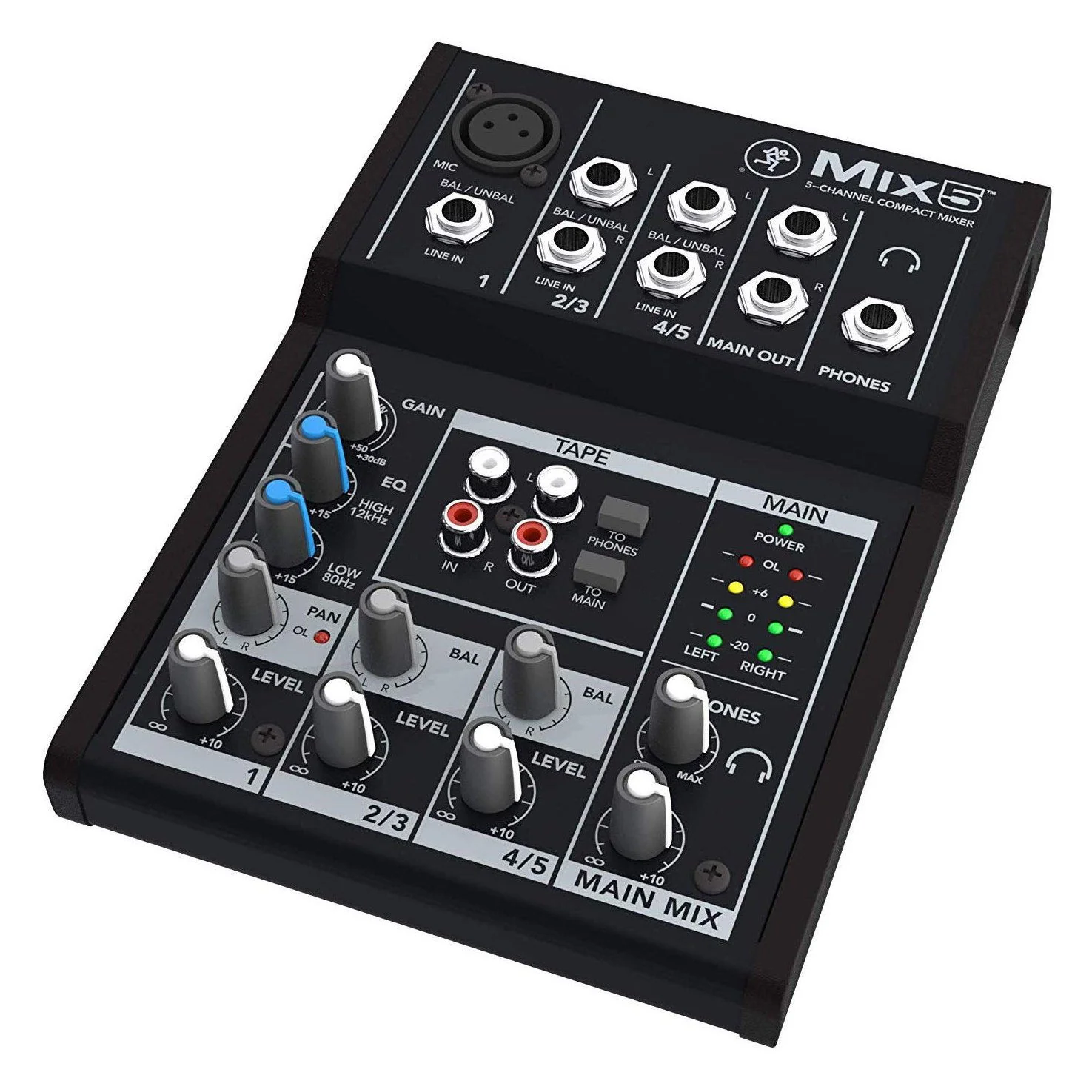 Mackie Mix5 5-Channel Compact Mixer - Image 5