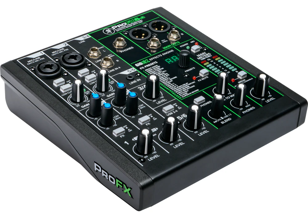 Mackie ProFX6 V3 6-Channel Professional Effects Mixer with USB - Image 4
