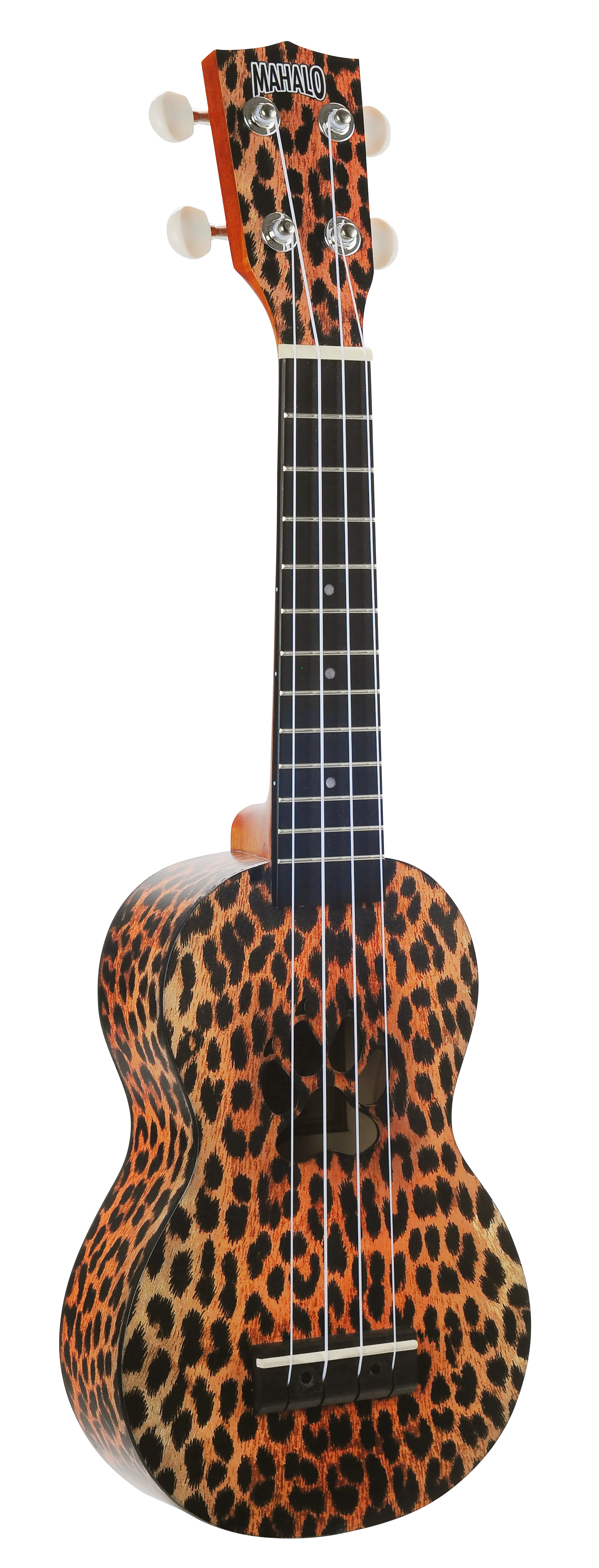 Mahalo Art II Series Soprano Ukulele - Cheetah - Image 4