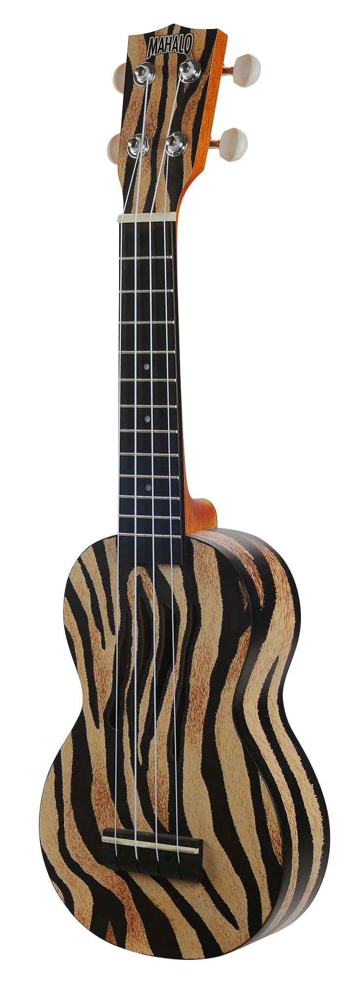 Mahalo Art II Series Soprano Ukulele - Zebra - Image 3