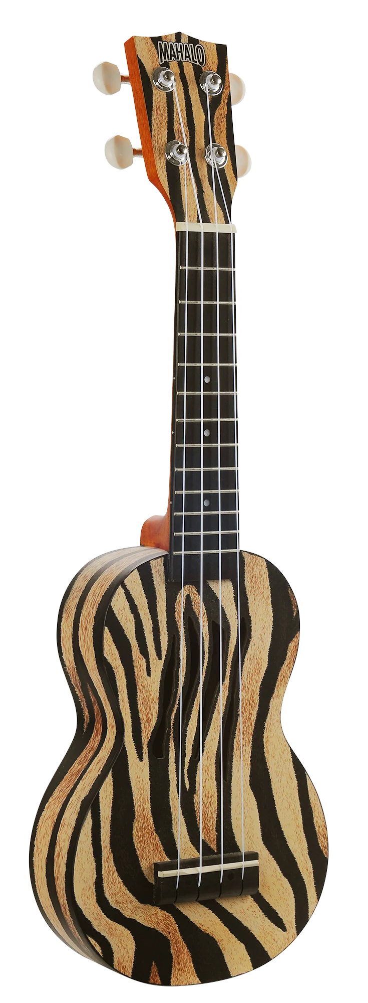 Mahalo Art II Series Soprano Ukulele - Zebra - Image 4