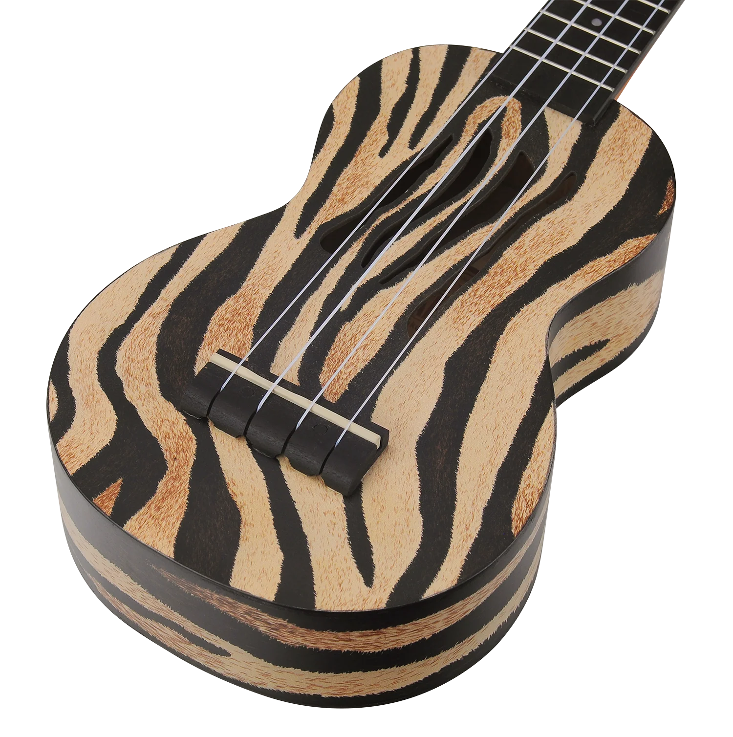 Mahalo Art II Series Soprano Ukulele - Zebra - Image 8