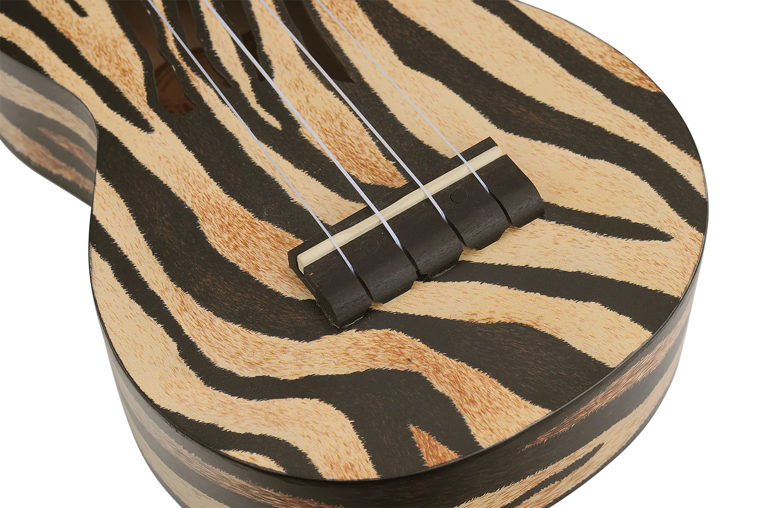 Mahalo Art II Series Soprano Ukulele - Zebra - Image 9