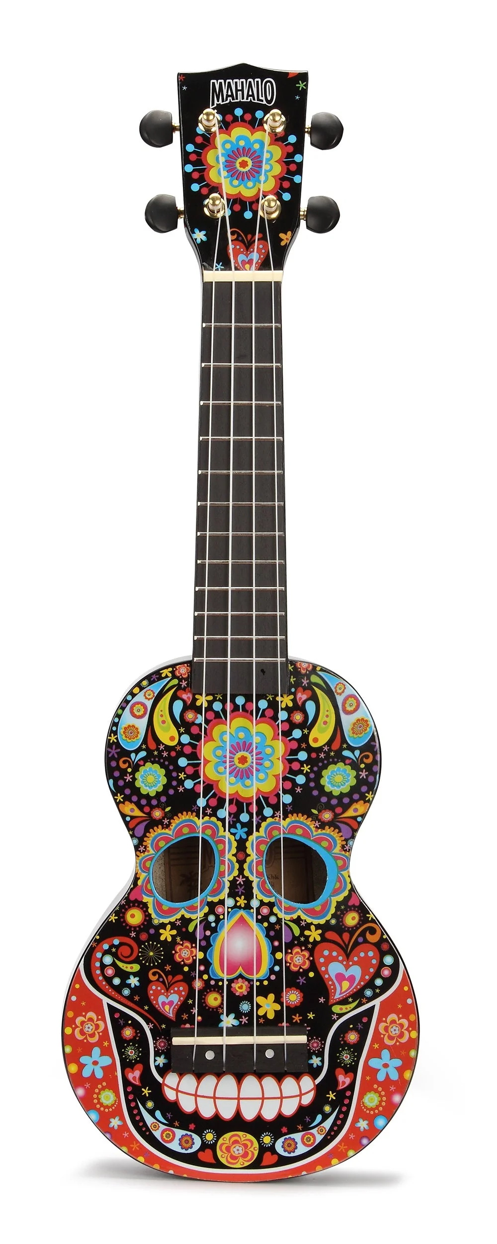 Mahalo Art Series - Skull Bk Ukulele
