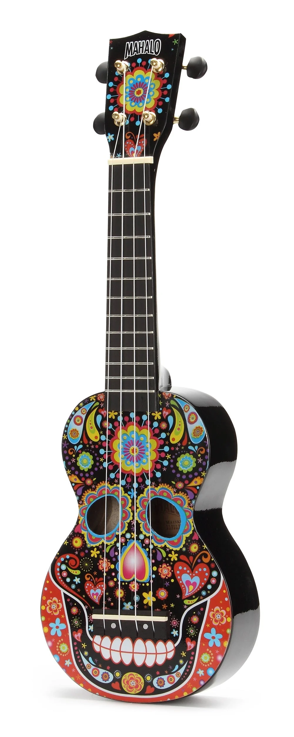 Mahalo Art Series - Skull Bk Ukulele - Image 2