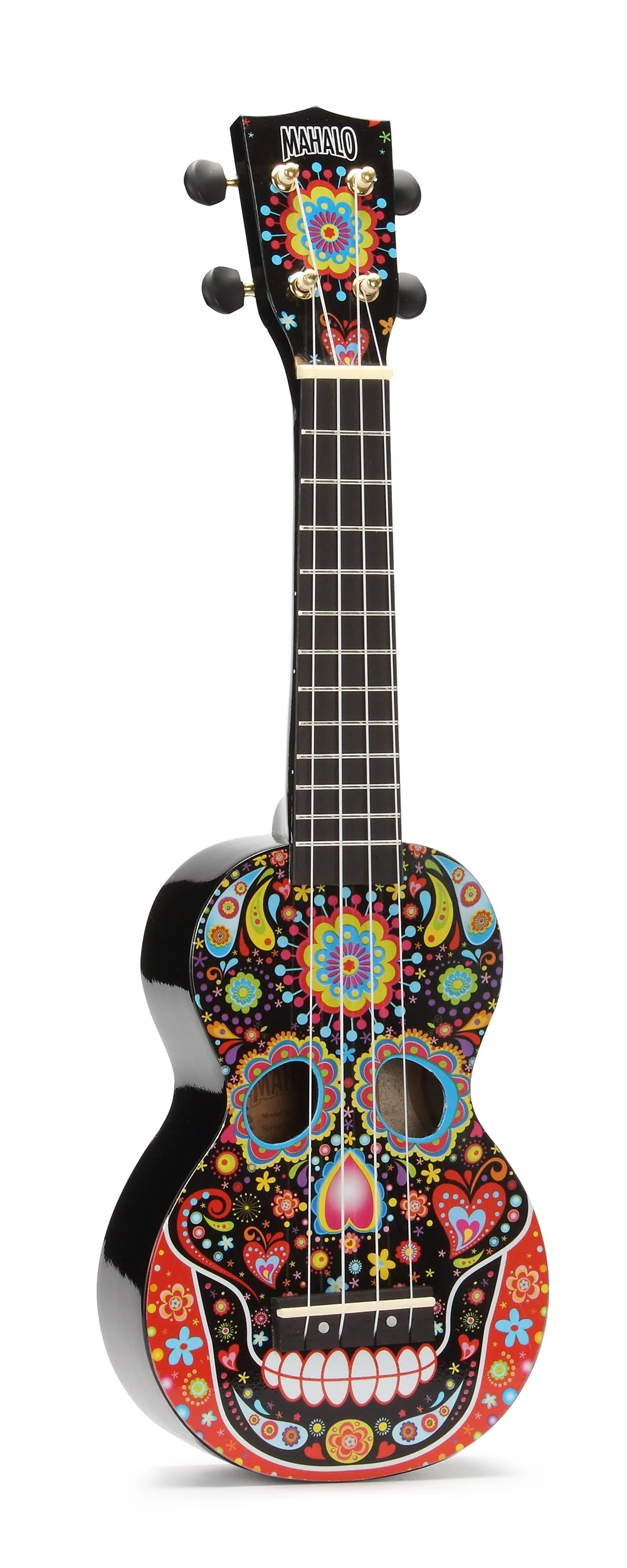 Mahalo Art Series - Skull Bk Ukulele - Image 3