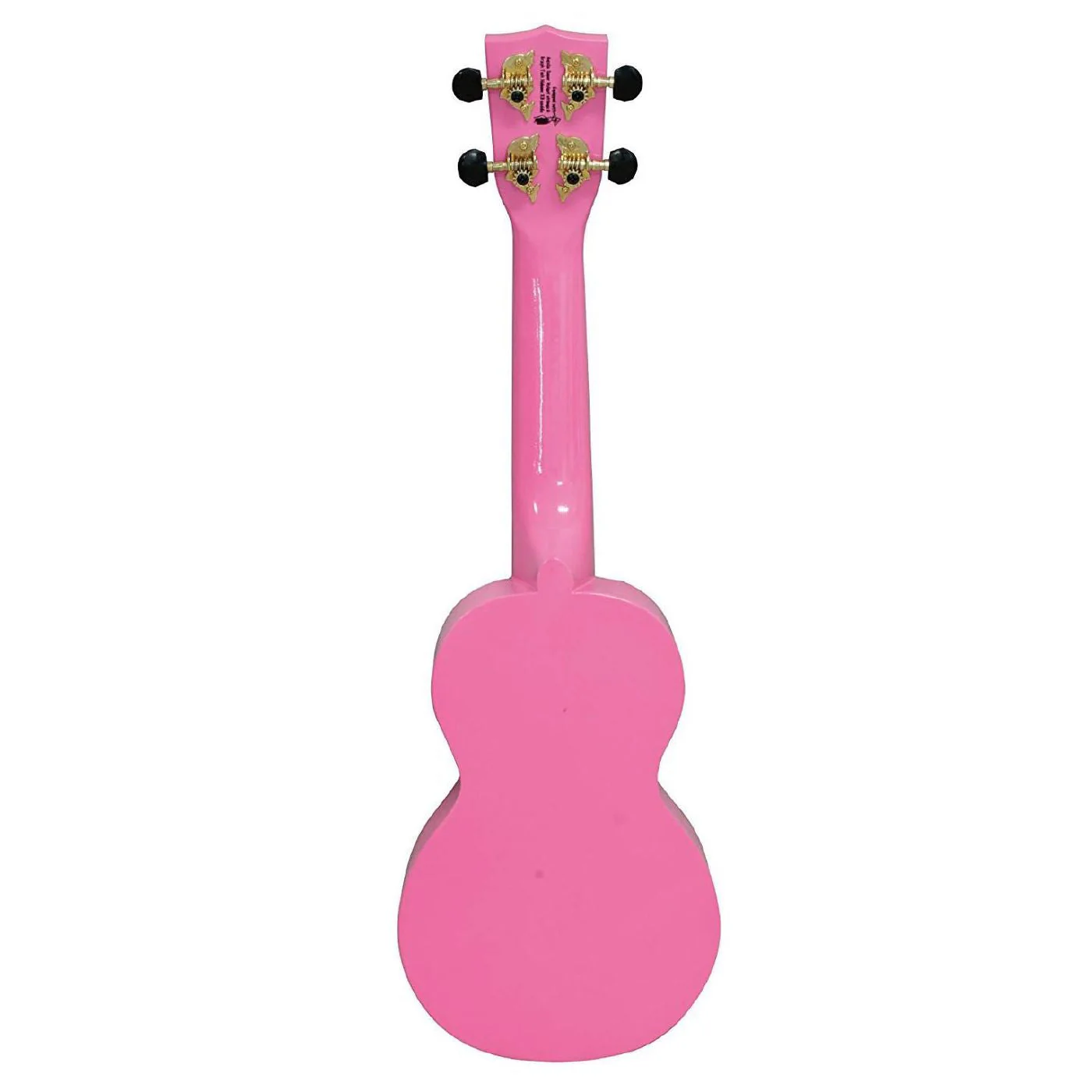 Mahalo Art Series Smiley Face Ukulele - Pink - Image 2
