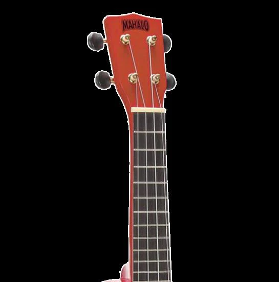 Mahalo Art Series Smiley Face Ukulele - Red - Image 4
