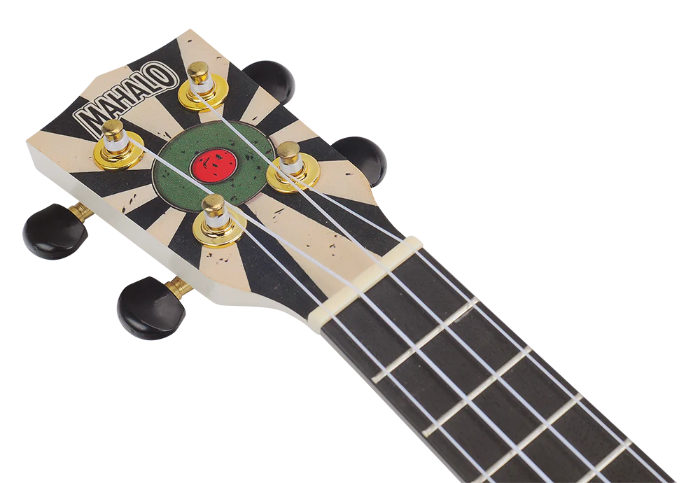 Mahalo Art Series Soprano Darts Ukulele - White Matt - Image 9