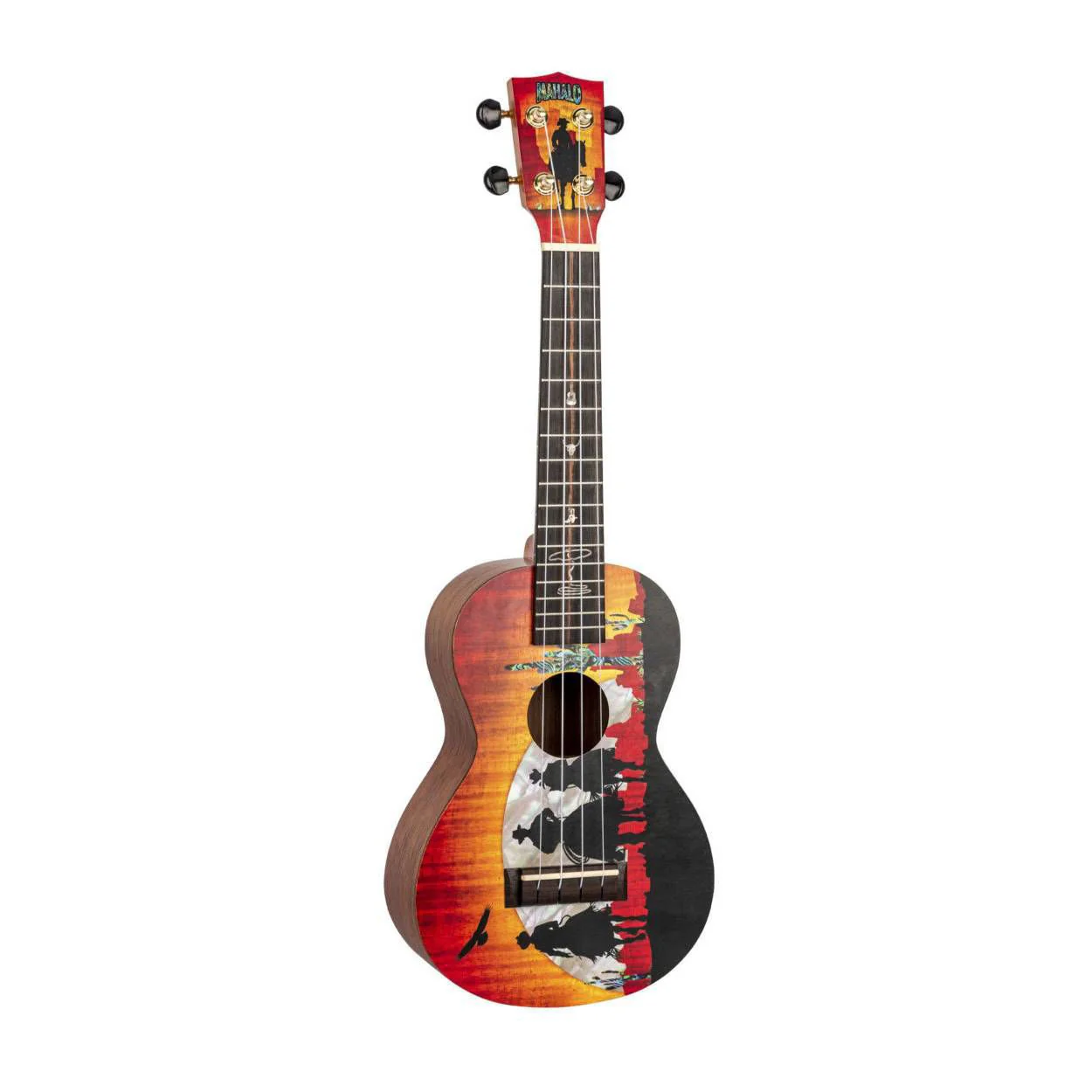 Mahalo Artist Elite Series Concert Ukulele - Unique Wild West - Image 10