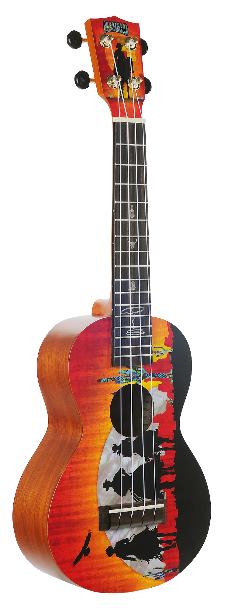 Mahalo Artist Elite Series Concert Ukulele - Unique Wild West - Image 2